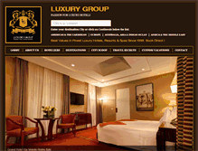 Tablet Screenshot of luxurygroup.com